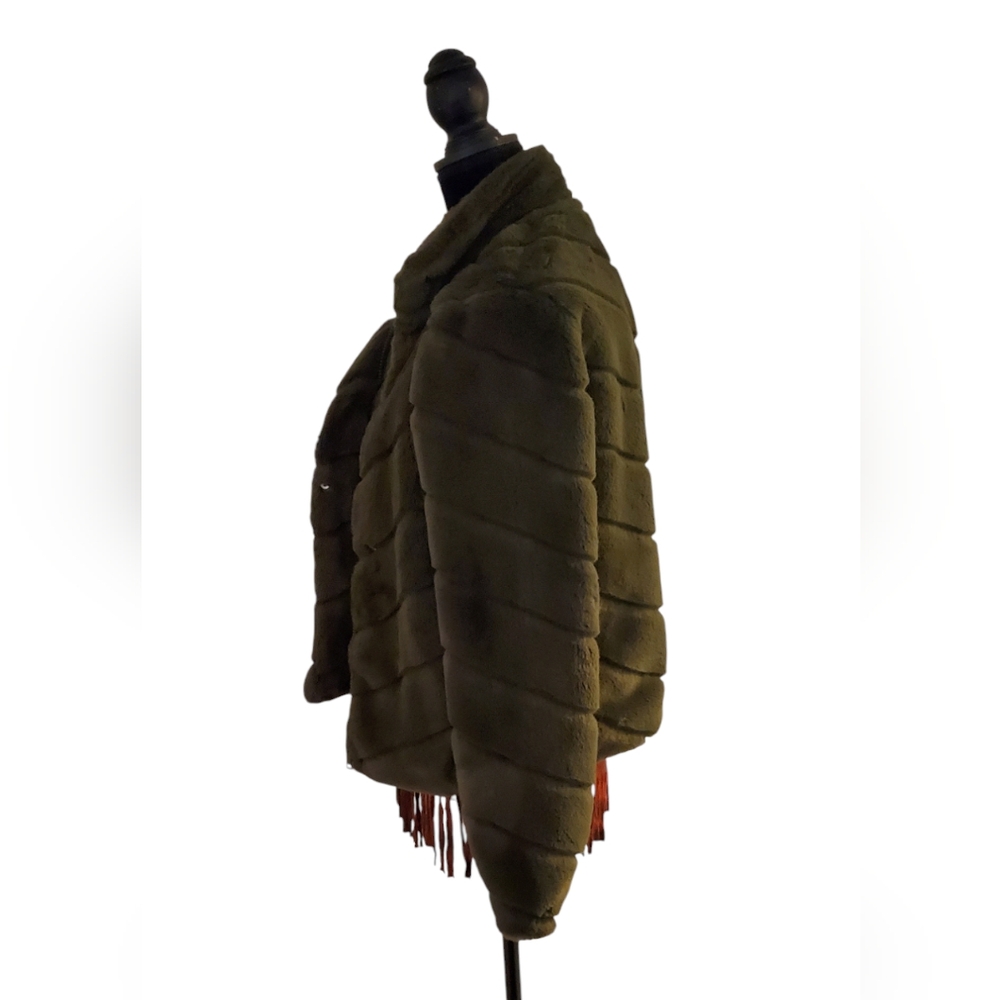 Ci Sono Faux Fur Bomber Jacket - Picture 3 of 6